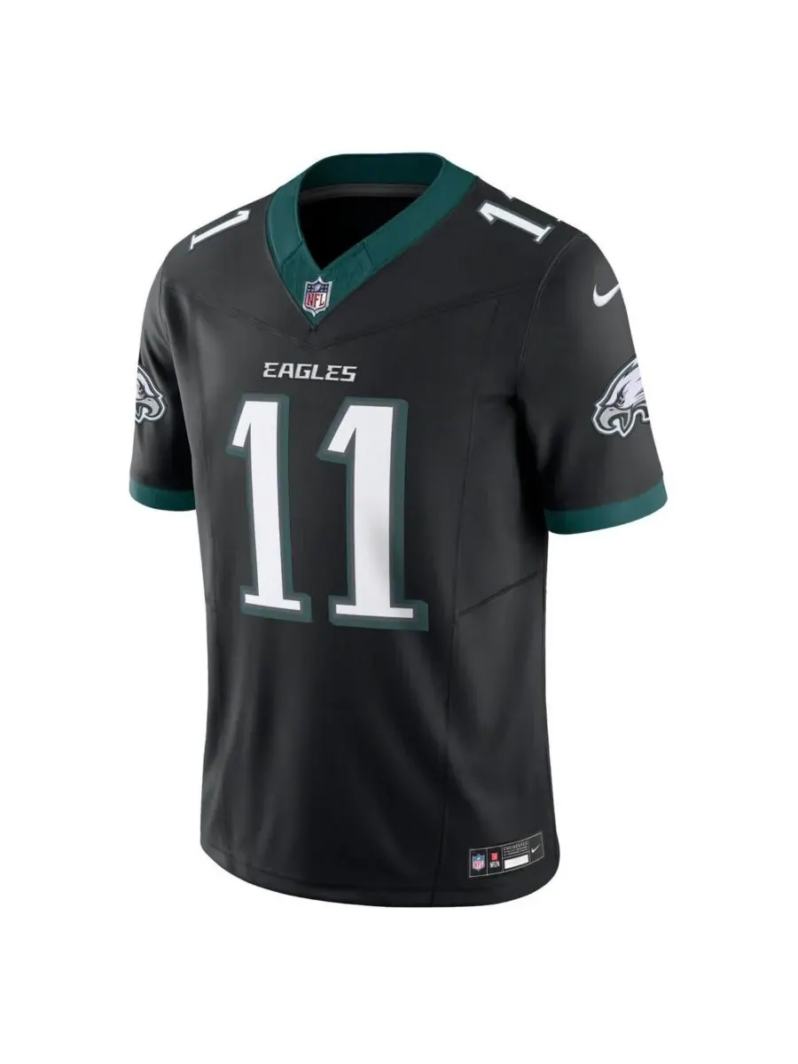 Мужская футболка AJ Kelly Philadelphia Eagles Alternate Vapor FUSE Limited Nike — изображение 2 из 5, черный
