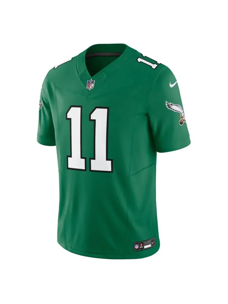 Мужская футболка AJ Kelly Philadelphia Eagles Alternate Vapor FUSE Limited Nike — изображение 4 из 5, черный