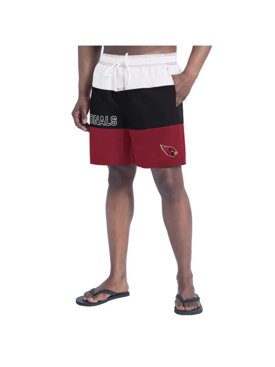 G-III Sports by Carl Banks Мужские плавательные шорты Arizona Cardinals Sunrise Volley Cardinals