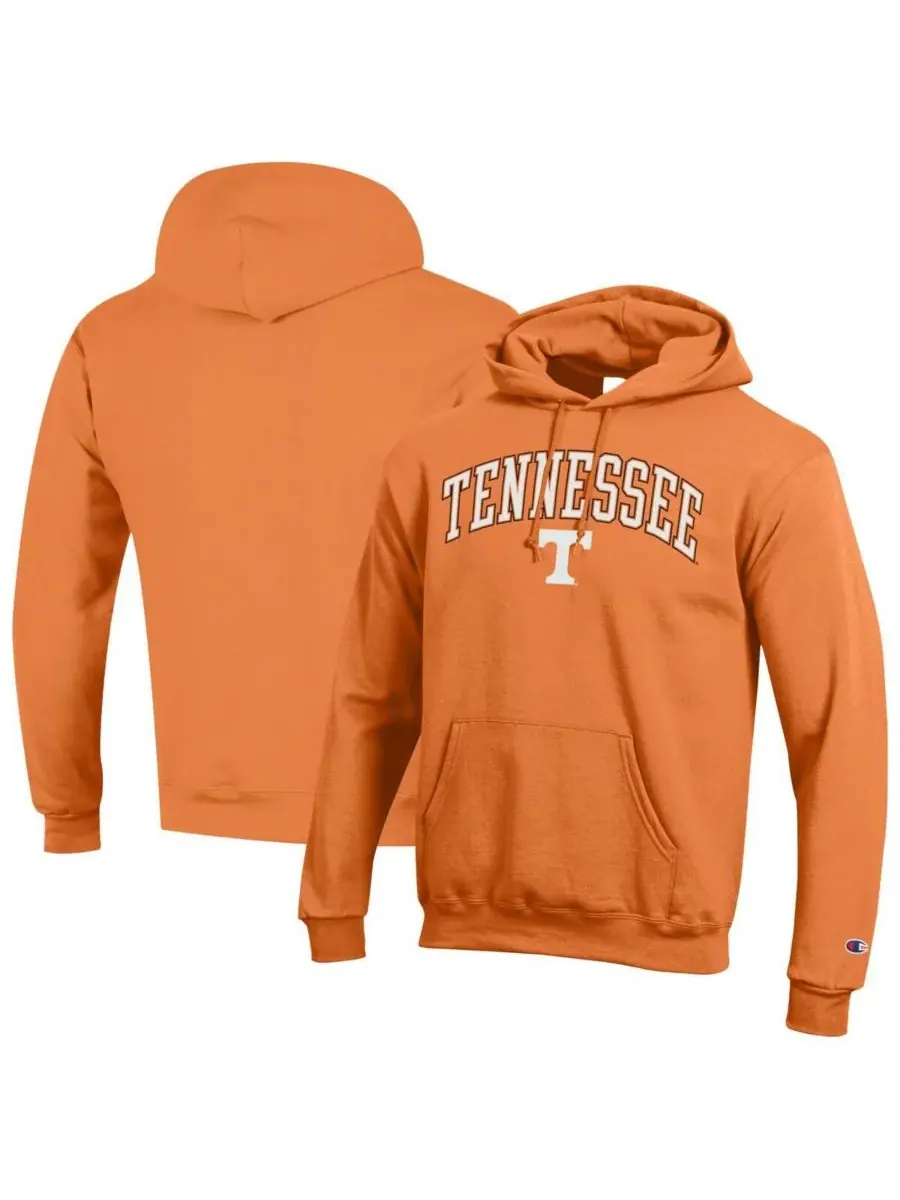Champion Мужская толстовка с капюшоном Tennessee Orange Tennessee Volunteers Arch Over Logo