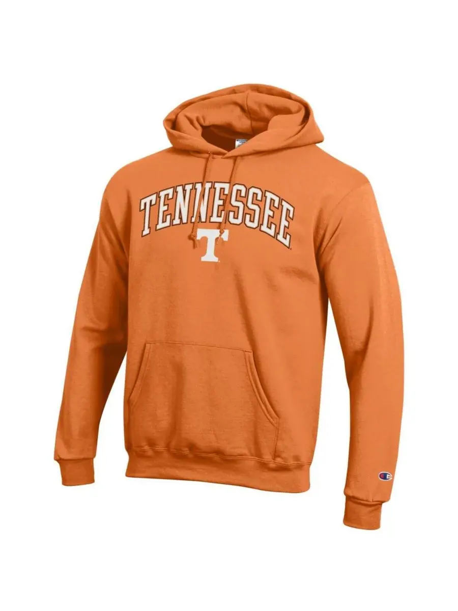 Champion Мужская толстовка с капюшоном Tennessee Orange Tennessee Volunteers Arch Over Logo — изображение 3 из 3, оранжевый