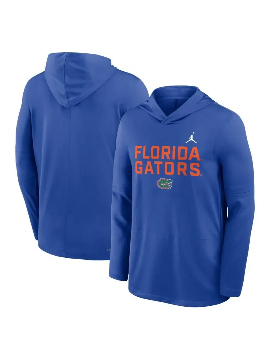 Мужская футболка с длинным рукавом Royal Florida Gators 2025 Sideline Performance Jordan — изображение 2 из 5, королевский