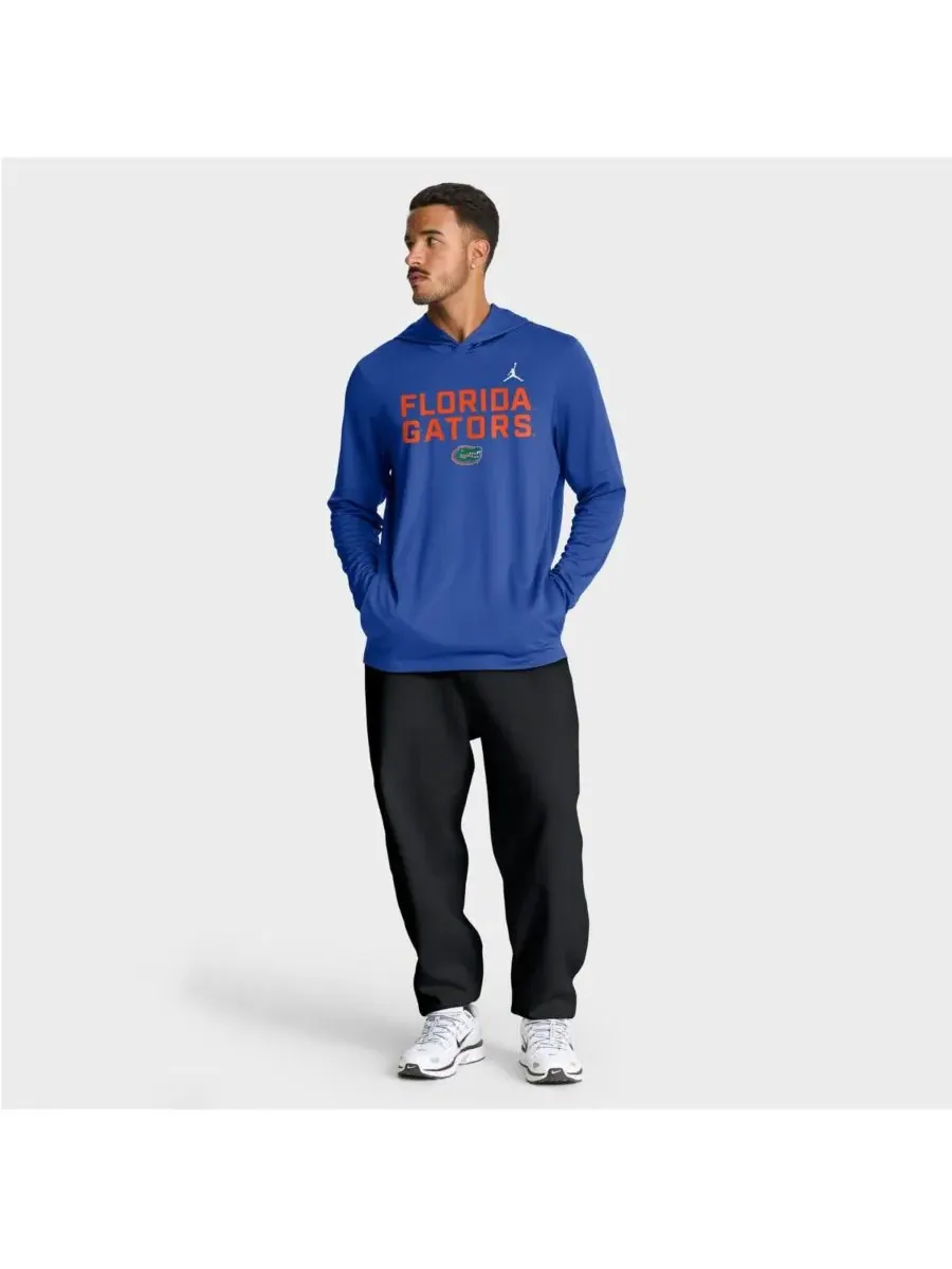 Мужская футболка с длинным рукавом Royal Florida Gators 2025 Sideline Performance Jordan — изображение 4 из 5, королевский