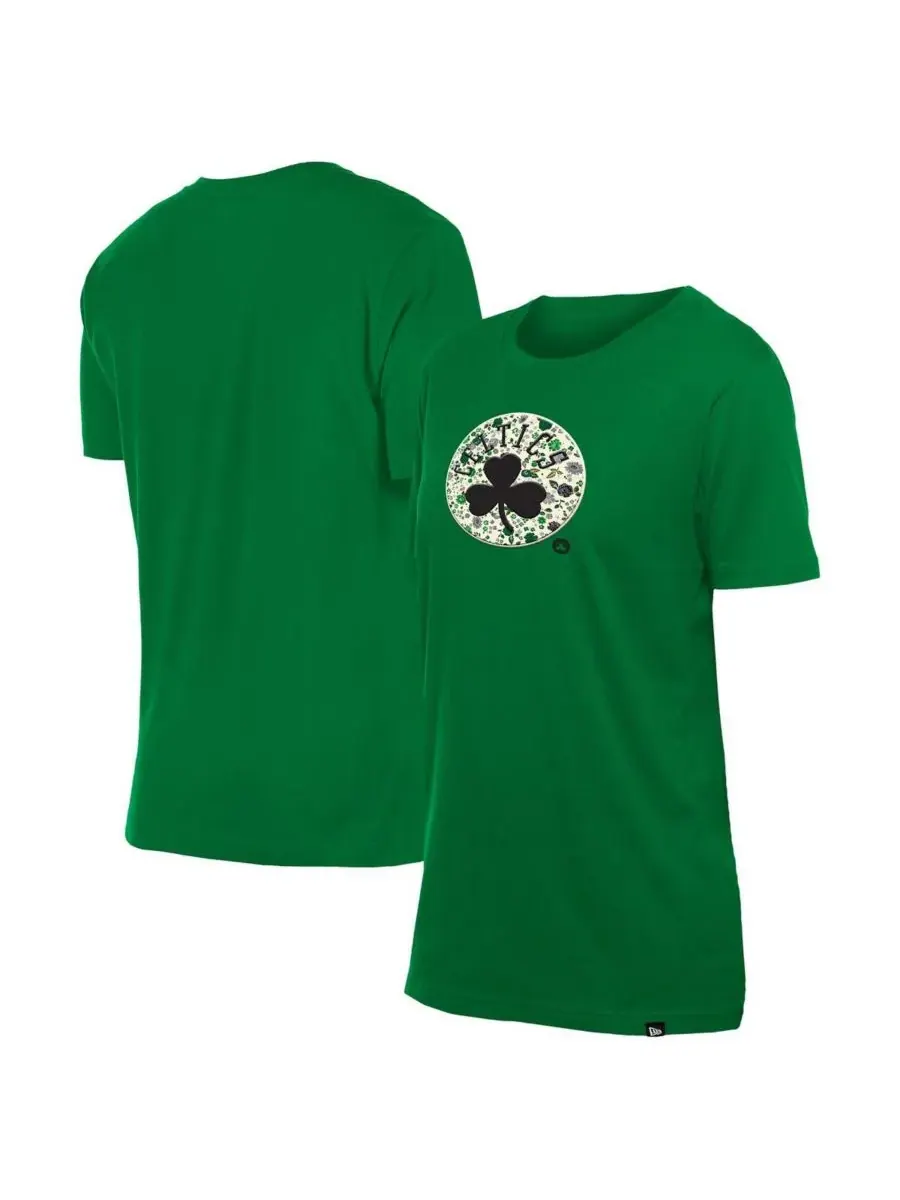 New Era Женская футболка Kelly Green Boston Celtics Glam Game Flower