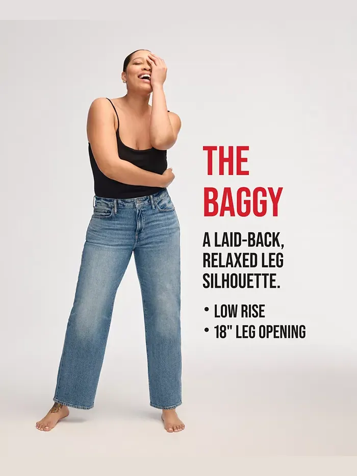Женские широкие джинсы The Baggy с расклешенным силуэтом Lucky Brand — изображение 9 из 9