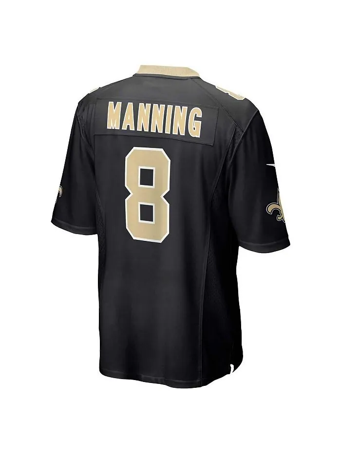Мужская черная футболка для пенсионеров с Арчи Мэннингом New Orleans Saints Nike — изображение 3 из 3, черный