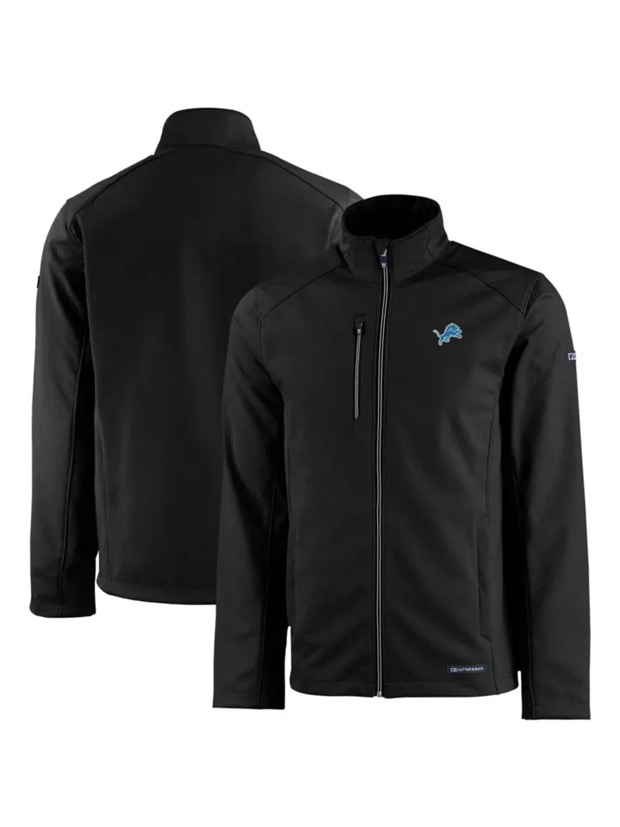Ветрозащитная куртка с флисом Detroit Lions Evoke Eco Softshell Cutter & Buck
