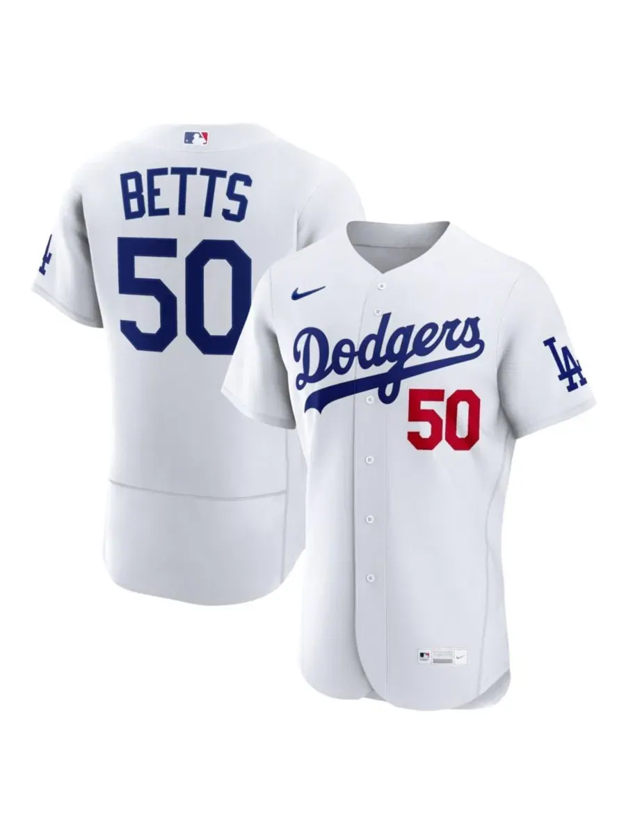 Мужская бейсбольная джерси Mookie Betts Los Angeles Dodgers Home Authentic Nike