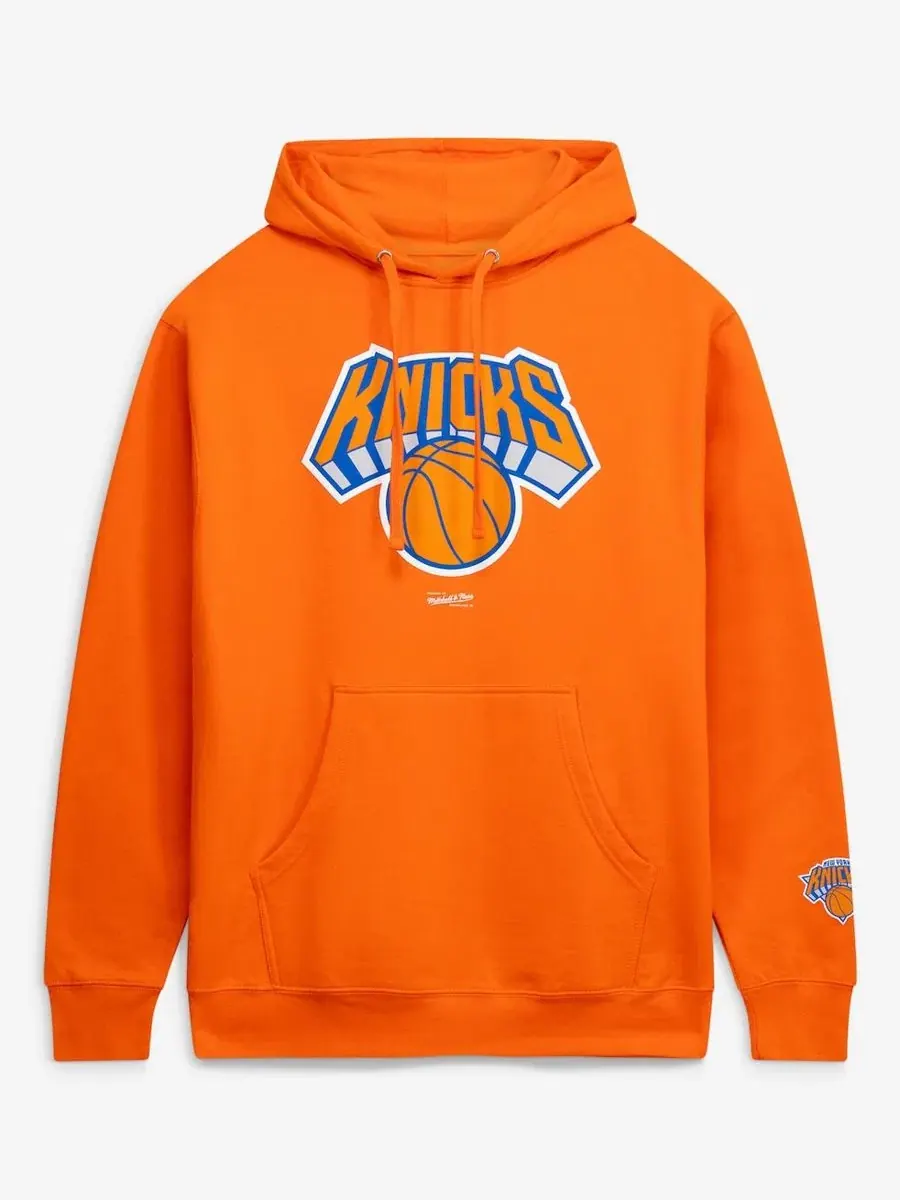 Толстовка с капюшоном с принтом New York Knicks Mitchell & Ness
