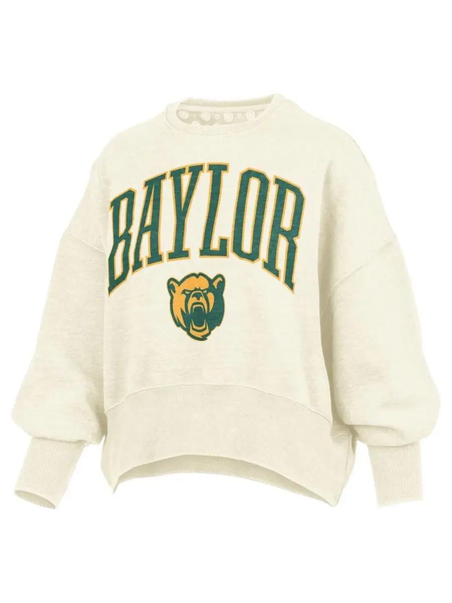 Оверсайз свитшот с флисовой подкладкой, Baylor Bears Pressbox — изображение 3 из 3, прозрачный