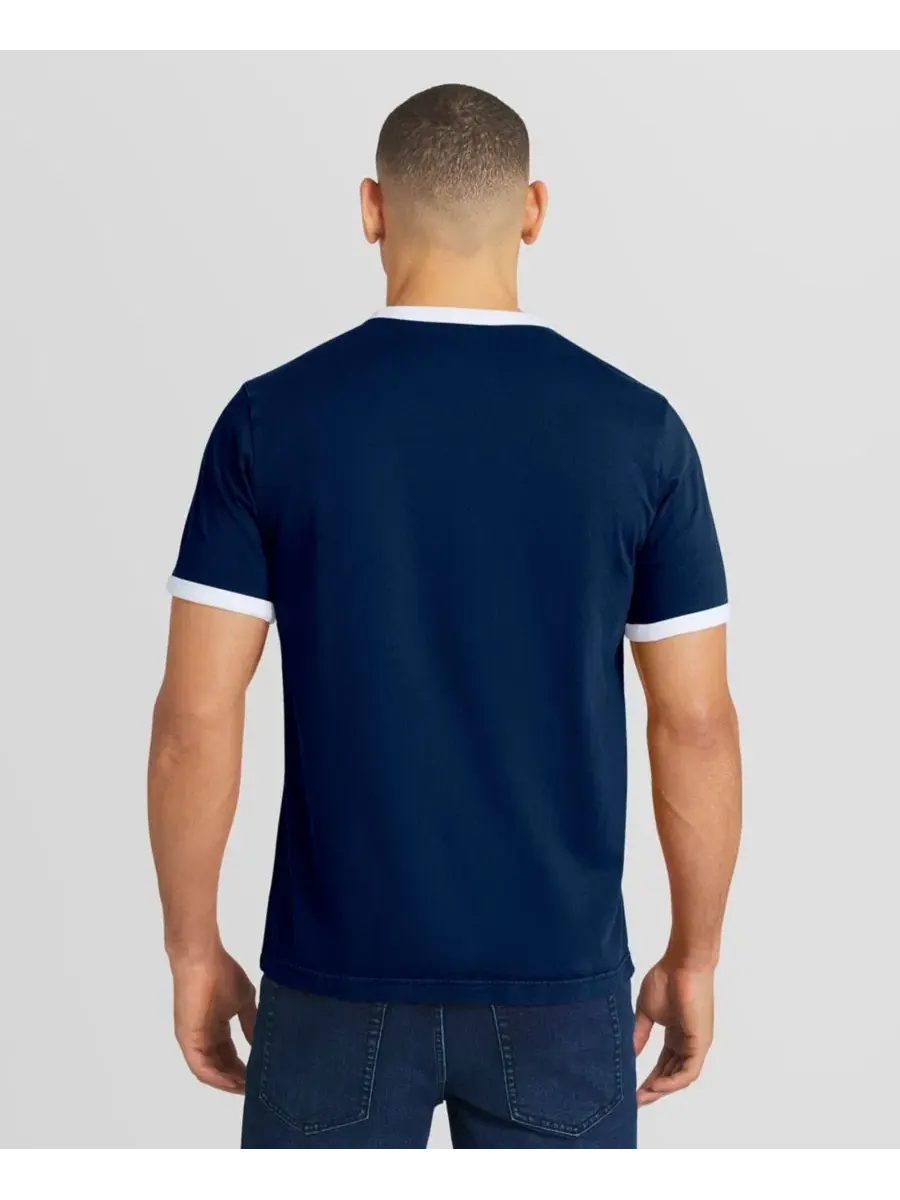 Футболка с принтом Americana с длинным рукавом Darius Rucker Collection By Fanatics — изображение 2 из 4, темно-синий