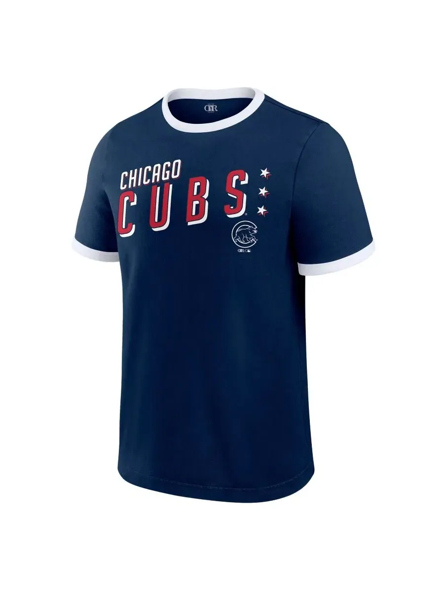 Футболка с принтом Americana с длинным рукавом Darius Rucker Collection By Fanatics — изображение 3 из 4, темно-синий