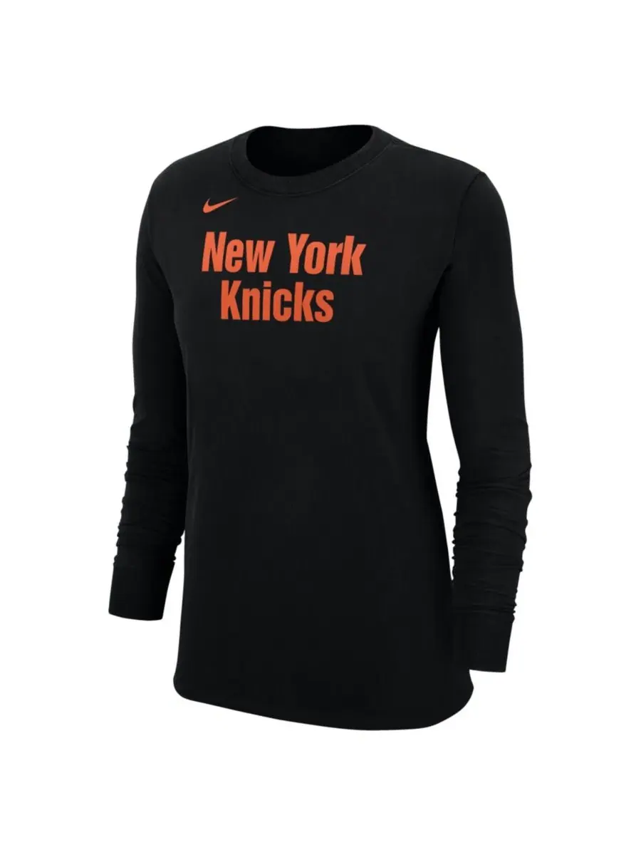 Женская футболка с длинным рукавом New York Knicks Nike