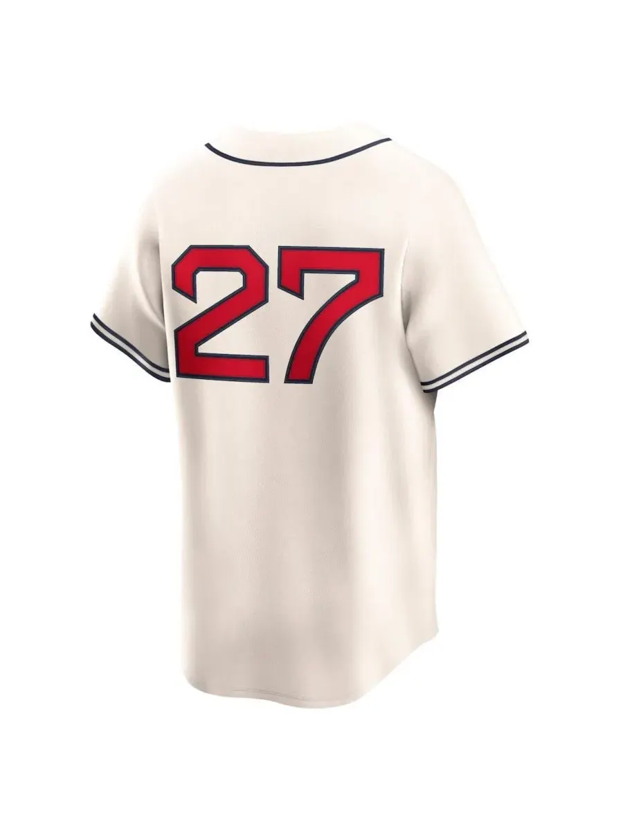 Мужская ретро-джерси Seiya Suzuki Cream Chicago Cubs Throwback Cooperstown Collection Limited Nike — изображение 2 из 3