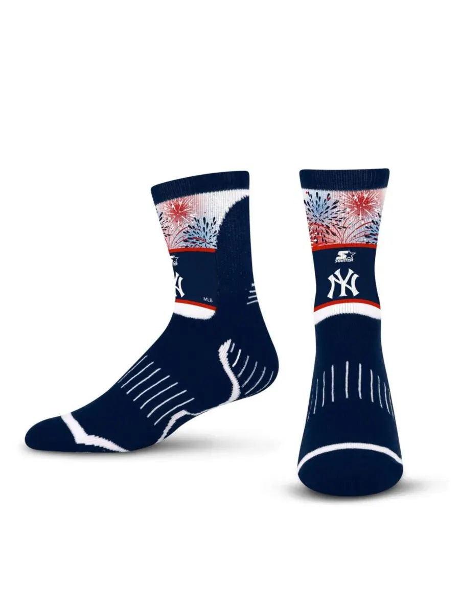 Носки с поддержкой свода стопы, с принтом, New York Yankees Americana Fireworks Starter