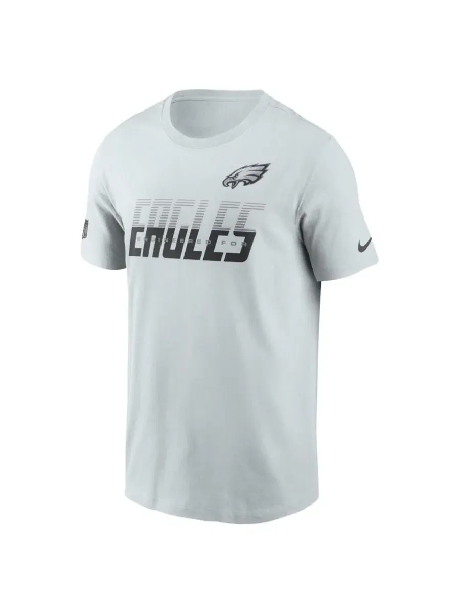 Футболка с длинным рукавом Nike Philadelphia Eagles Dri-FIT — изображение 2 из 3, серый