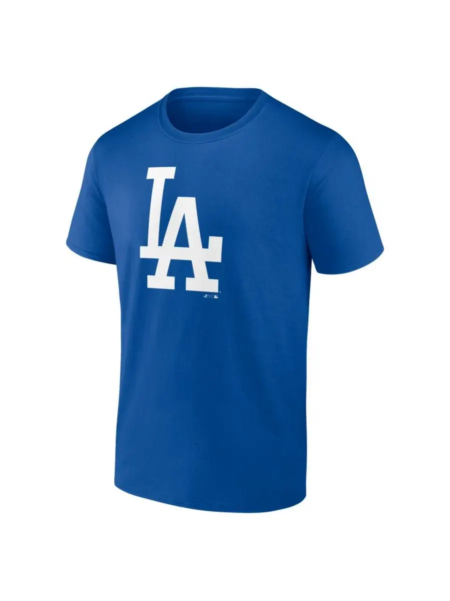 Футболка с логотипом Los Angeles Dodgers Logo Athletic — изображение 2 из 3, королевский
