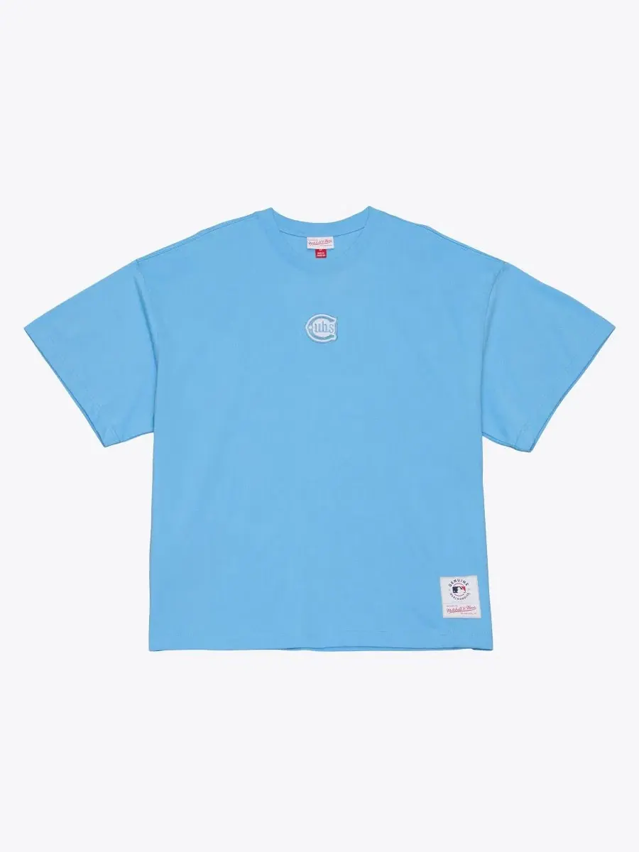 Футболка с вышитым логотипом команды Chicago Cubs Insignia Mitchell & Ness