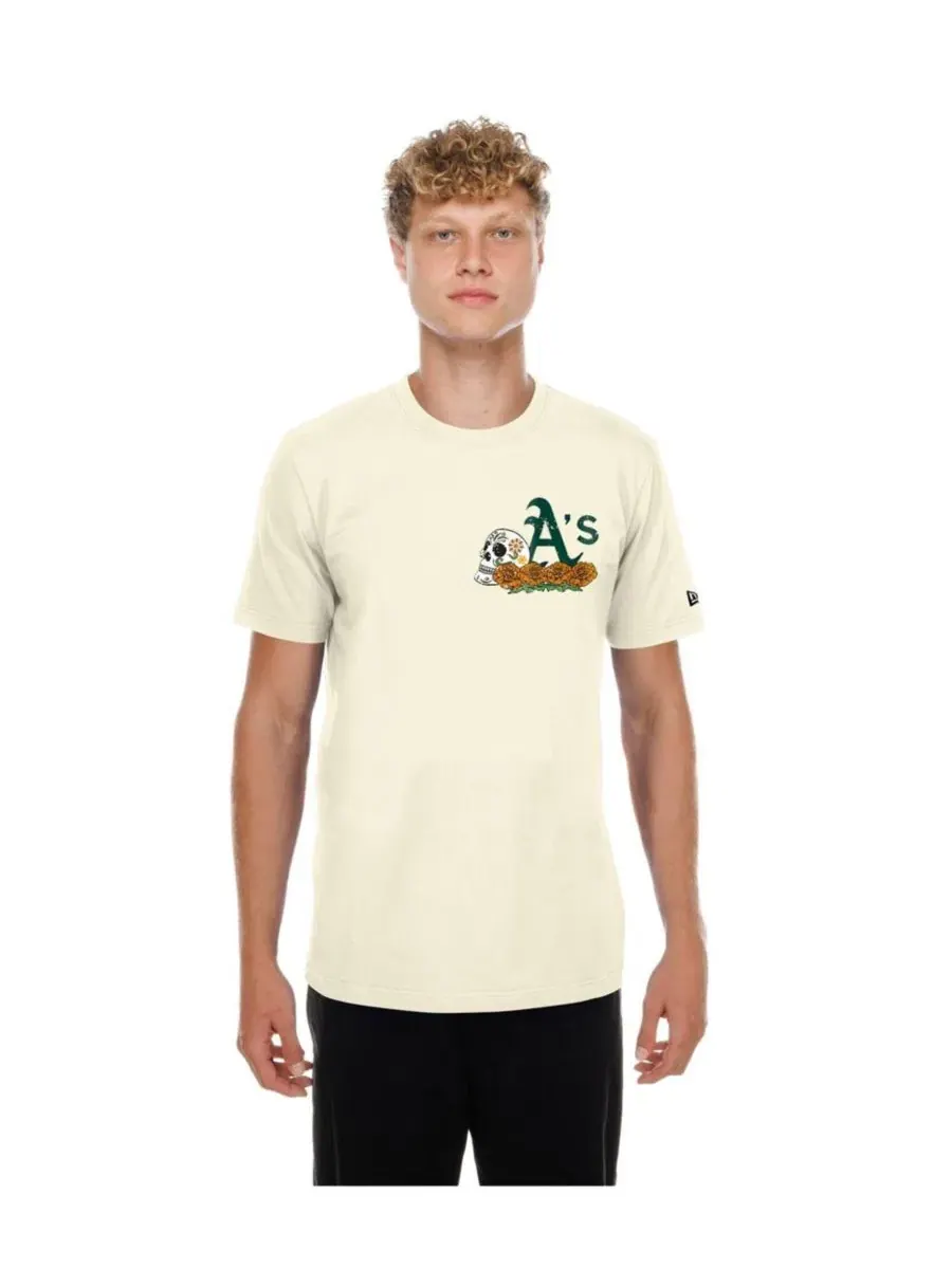 Футболка с принтом Sugar Skull Athletics New Era