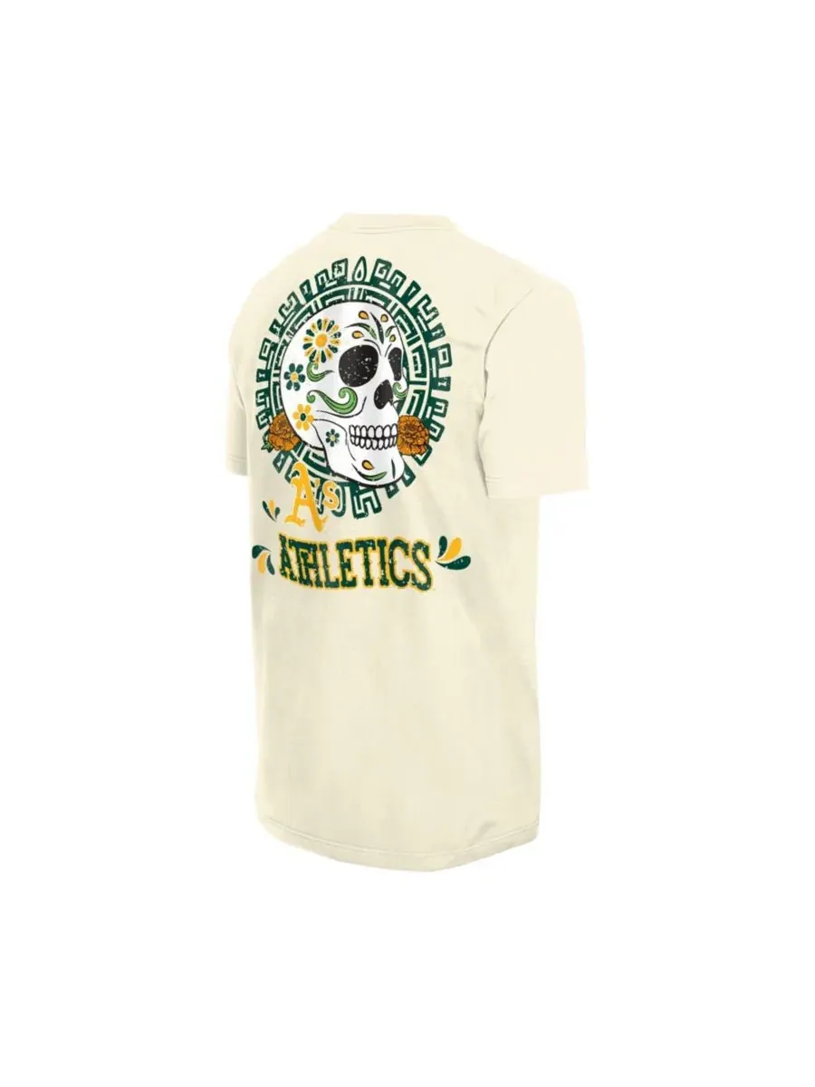 Футболка с принтом Sugar Skull Athletics New Era — изображение 4 из 4, прозрачный
