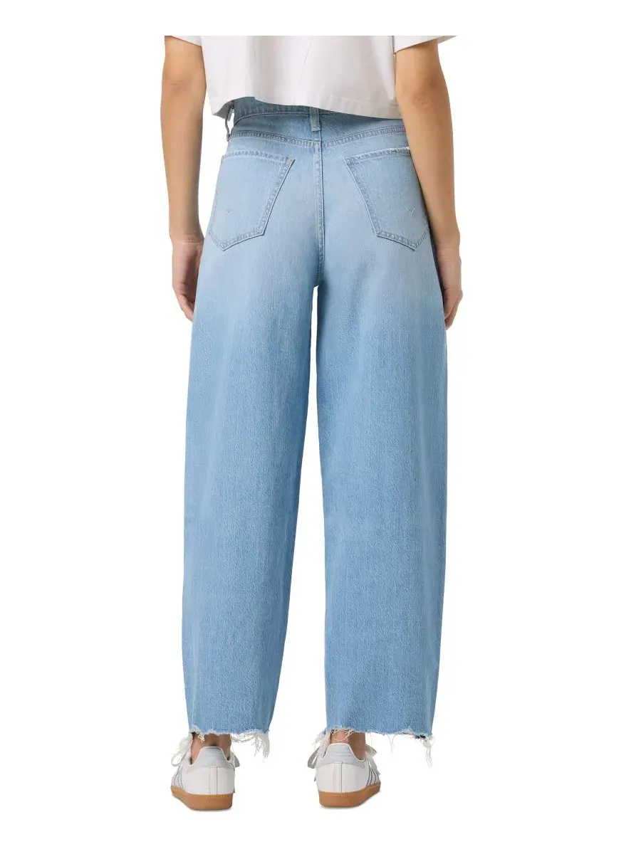 Джинсы с высокой посадкой, широкие, с потертостями Hudson Jeans, Hanalei — изображение 3 из 3