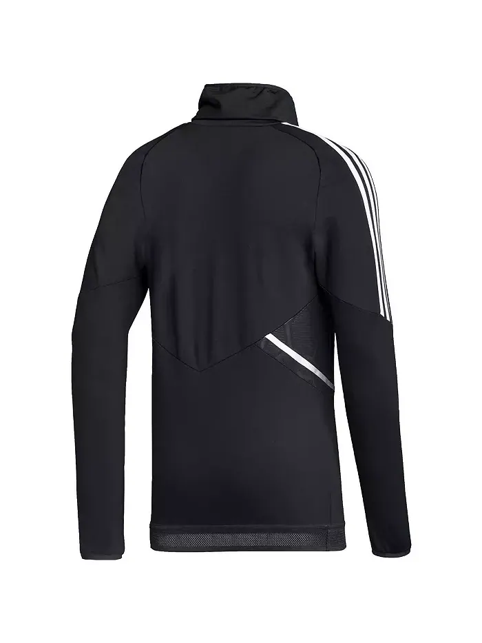 Мужская черная теплая толстовка-разминка Real Salt Lake COLD.RDY с рукавом реглан adidas — изображение 2 из 3