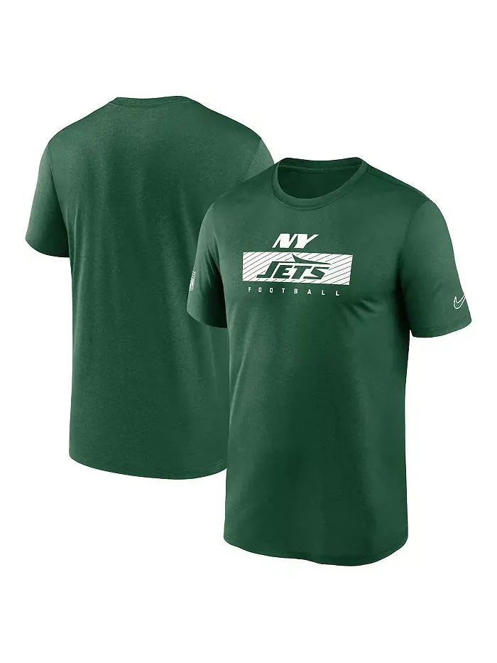 Мужская зеленая футболка New York Jets Sideline Legend Performance Nike