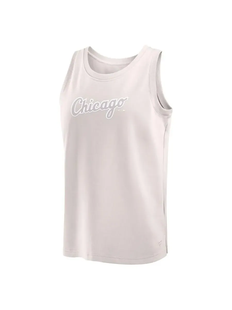 Fanatics Мужская кремовая майка с символикой команды Chicago White Sox — изображение 2 из 3, бежевый