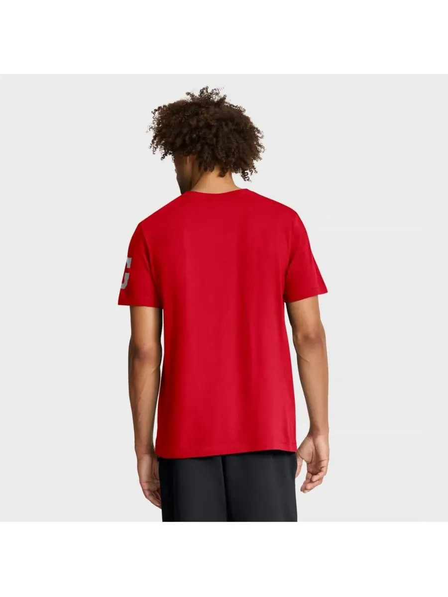 Nike Мужская красная футболка Georgia Bulldogs Legacy Arch — изображение 2 из 5, красный