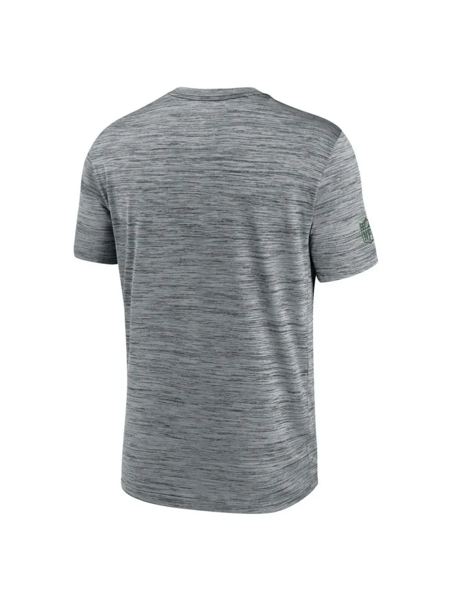 Nike Мужская серая футболка New York Jets Sideline Velocity Performance — изображение 3 из 3, серый