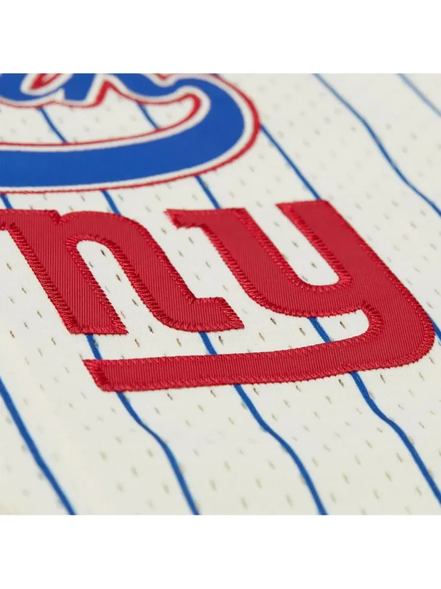 Mitchell & Ness Мужская бейсбольная майка Lawrence Taylor кремового цвета с сетчатой подкладкой и — изображение 4 из 5