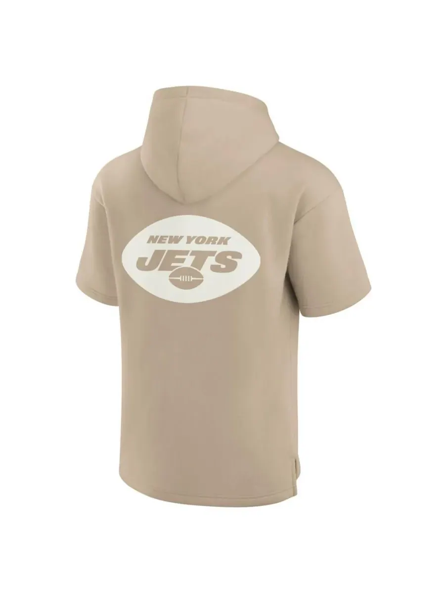 Fanatics Signature Мужская и женская толстовка с коротким рукавом из супермягкого флиса с — изображение 2 из 3, хаки