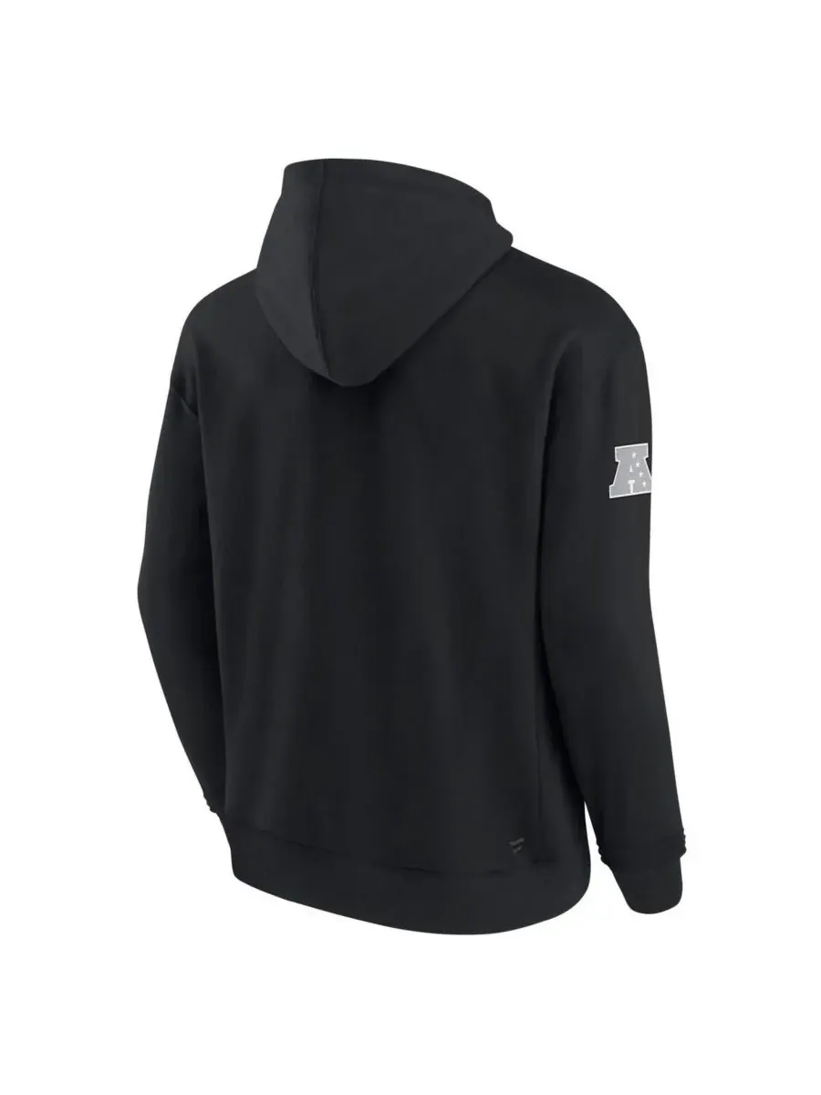 Fanatics Мужская черная флисовая толстовка с капюшоном Cleveland Browns Elements Pace — изображение 2 из 3, черный