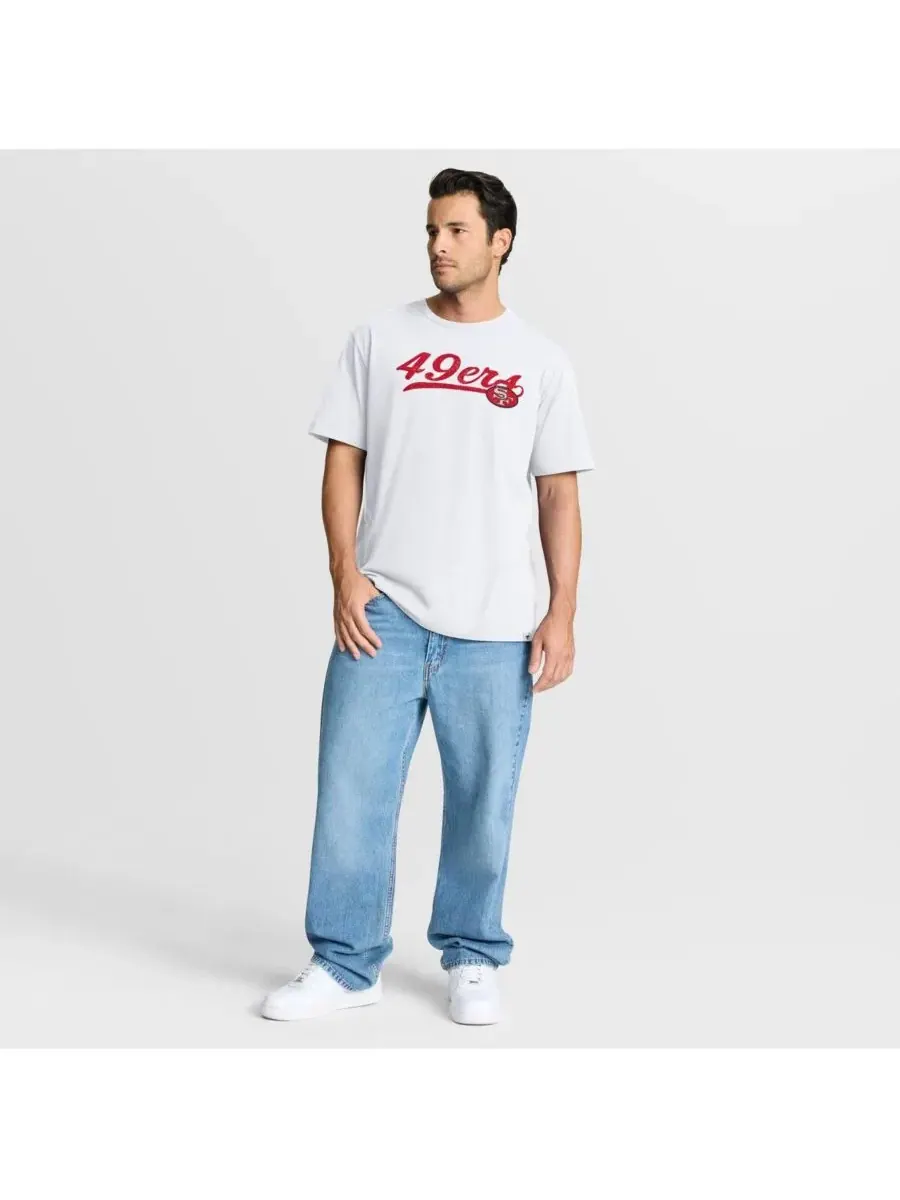 Fanatics Мужская белая футболка San Francisco 49ers Fluid Motion Legacy — изображение 3 из 5, белый