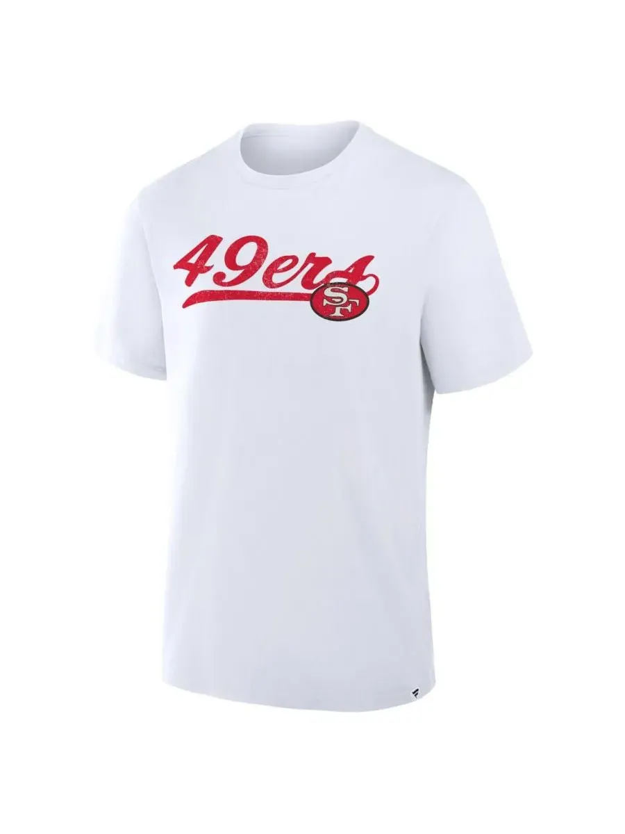 Fanatics Мужская белая футболка San Francisco 49ers Fluid Motion Legacy — изображение 4 из 5, белый