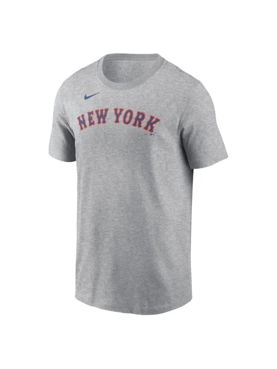 Nike Мужская футболка Хуана Сото серого цвета с номером игрока команды New York Mets — изображение 3 из 3, серый