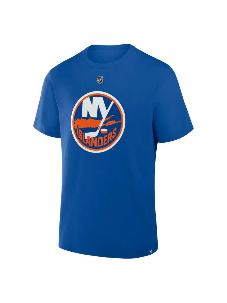 Мужская футболка Mathew Barzal Royal New York Islanders Authentic Stack с именем и номером игрока — изображение 2 из 3