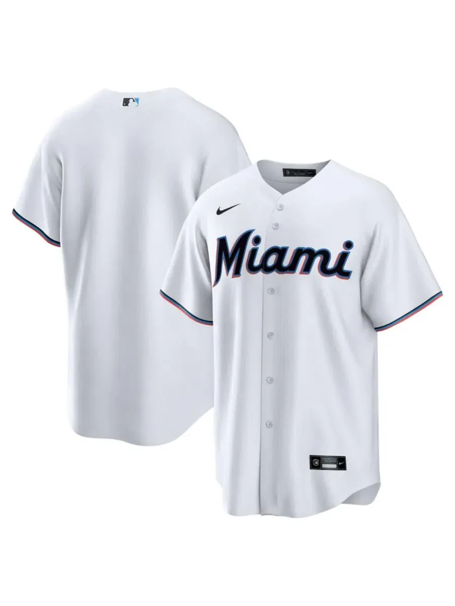Мужская футболка-джерси Nike Miami Marlins Home Big & Tall