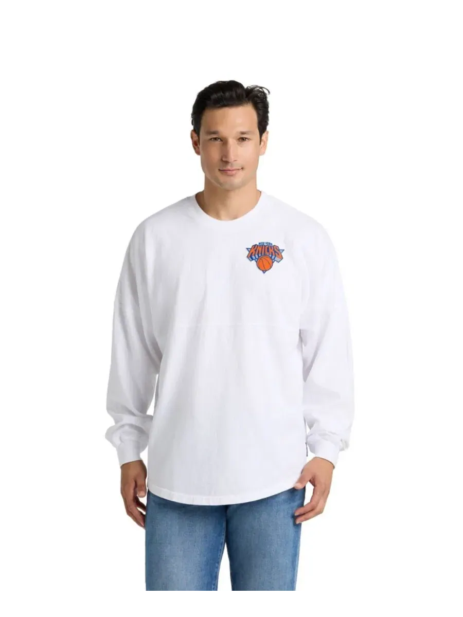 Футболка с длинным рукавом с принтом New York Knicks Spirit Jersey Fanatics