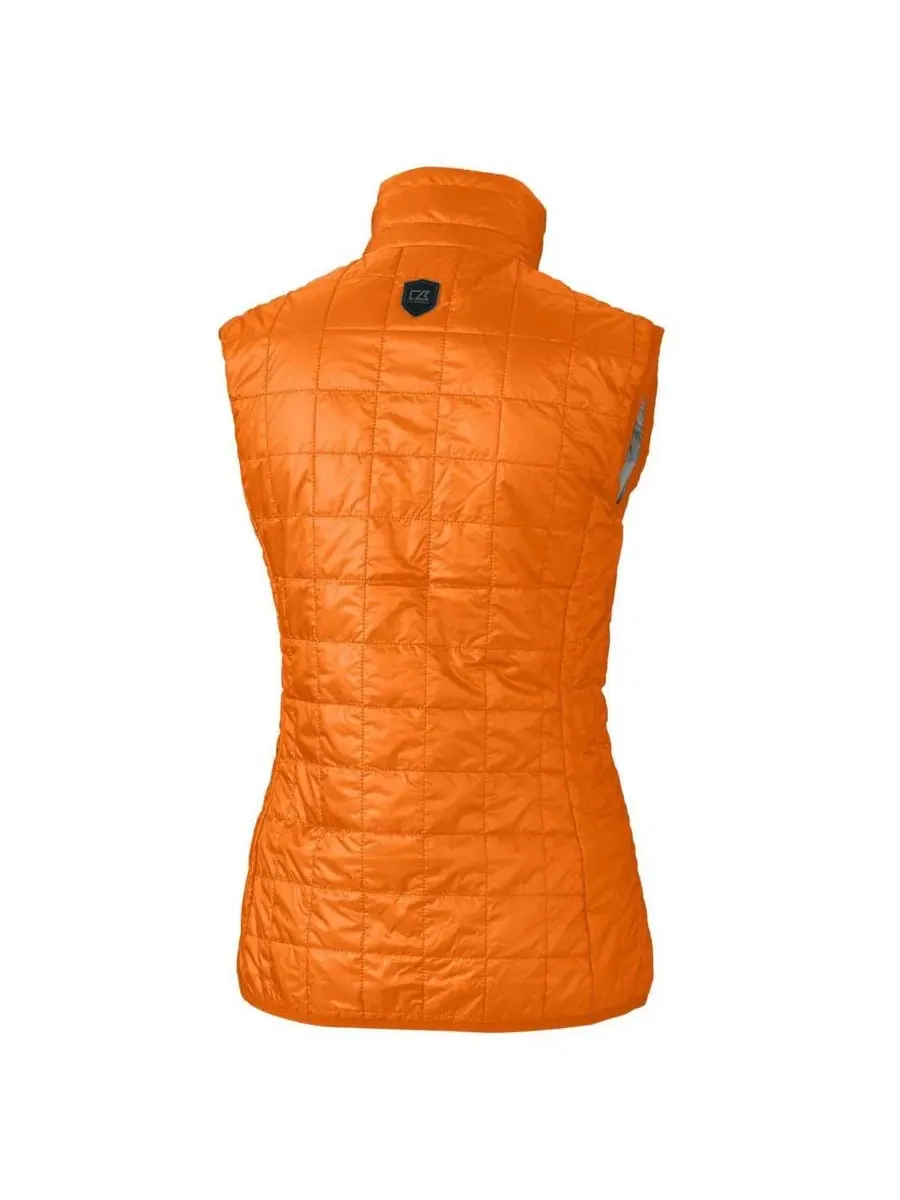 Женский жилет с принтом Detroit Tigers Rainier PrimaLoft Eco Cutter & Buck — изображение 2 из 3, оранжевый