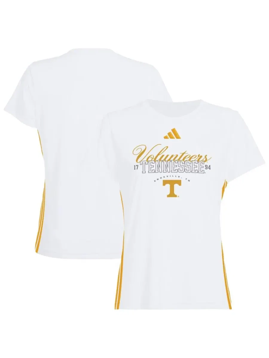 Футболка женская с коротким рукавом Tennessee Volunteers Essentials 3-Stripes adidas