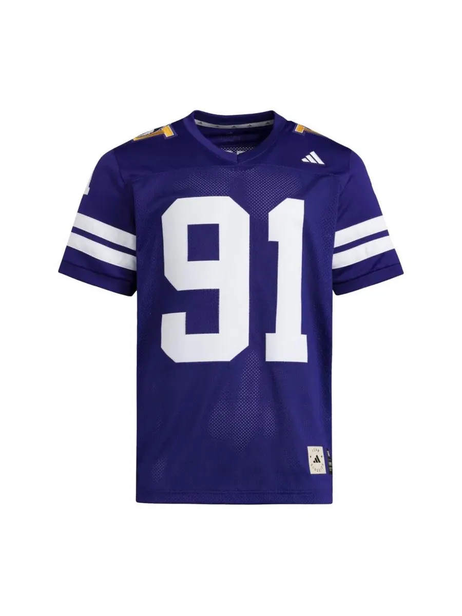 Футболка Adidas Washington Huskies 1991 National Championship Anniversary Icon Football Jersey — изображение 2 из 3