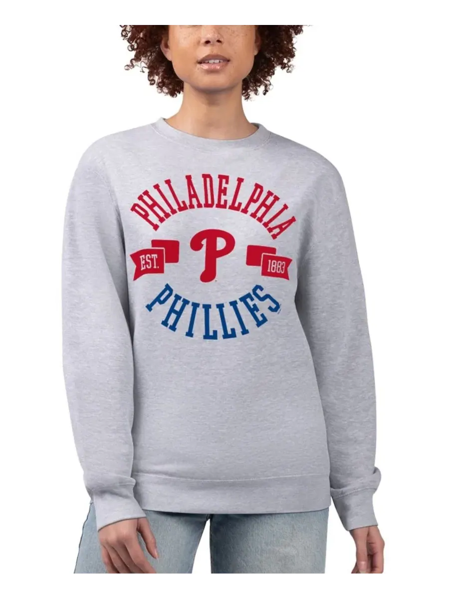 Свитшот Women's Philadelphia Phillies Team Logo G-III 4Her by Carl Banks