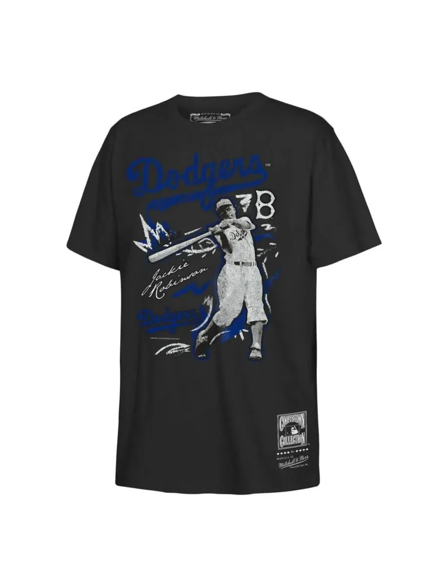 Футболка с принтом Jackie Robinson Mitchell & Ness