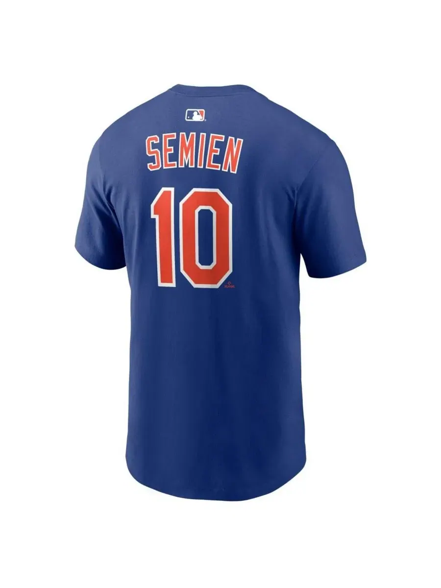 Мужская футболка Marcus Semien Royal New York Mets с именем и номером Nike — изображение 3 из 3, королевский