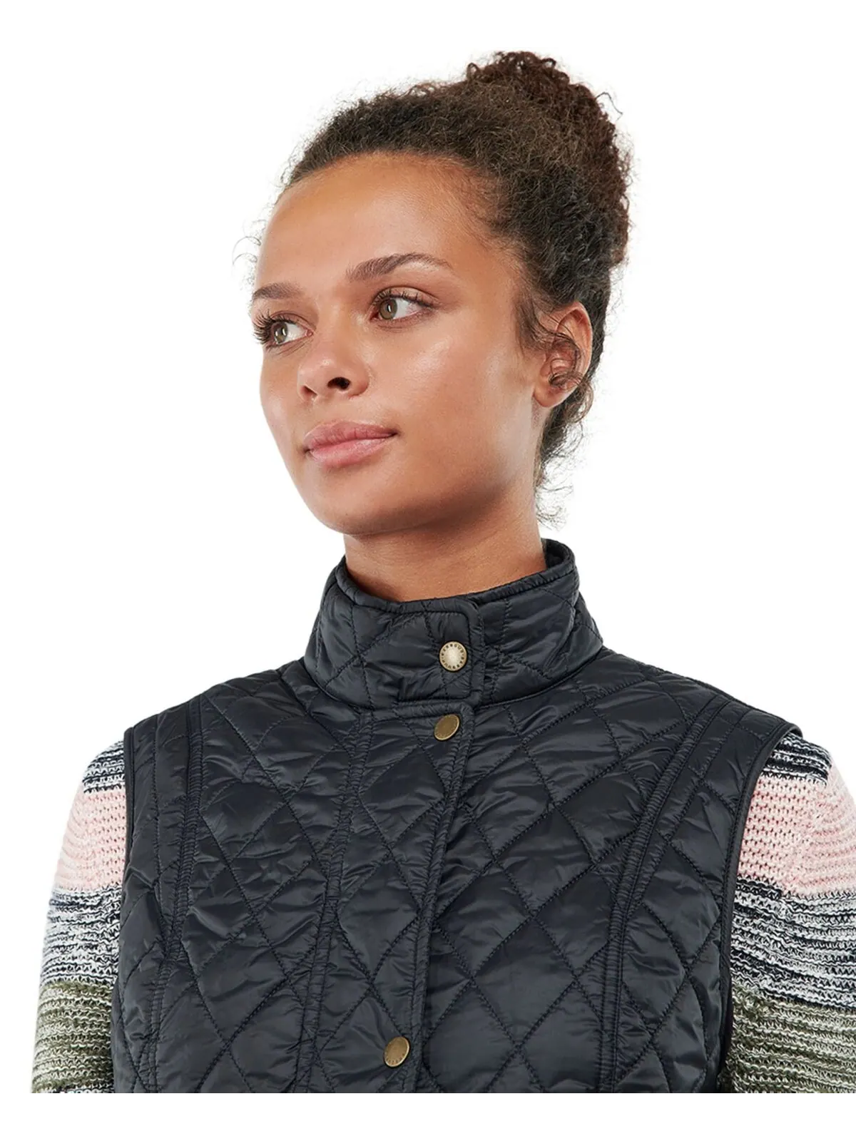 Женский стеганый жилет otterburn Barbour — изображение 5 из 8, черный