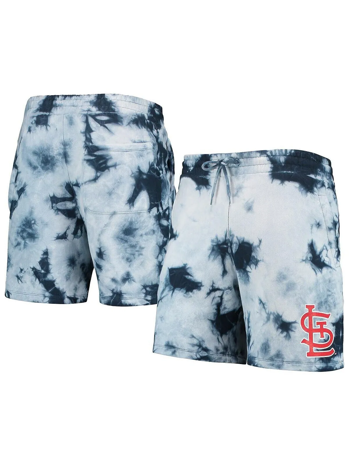Мужские темно-синие шорты st. louis cardinals team с краской New Era