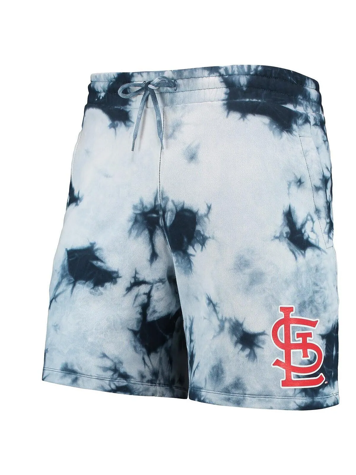 Мужские темно-синие шорты st. louis cardinals team с краской New Era — изображение 2 из 3, темно-синий