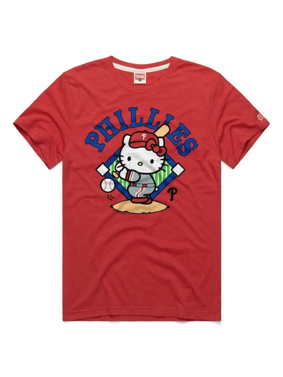 Футболка Hello Kitty Tri-Blend Philadelphia Phillies Homage