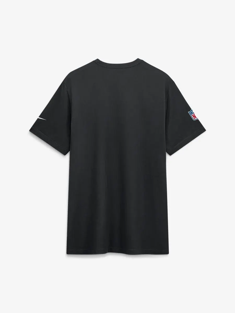 Мужская футболка с логотипом Baltimore Ravens Nike — изображение 2 из 2, черный